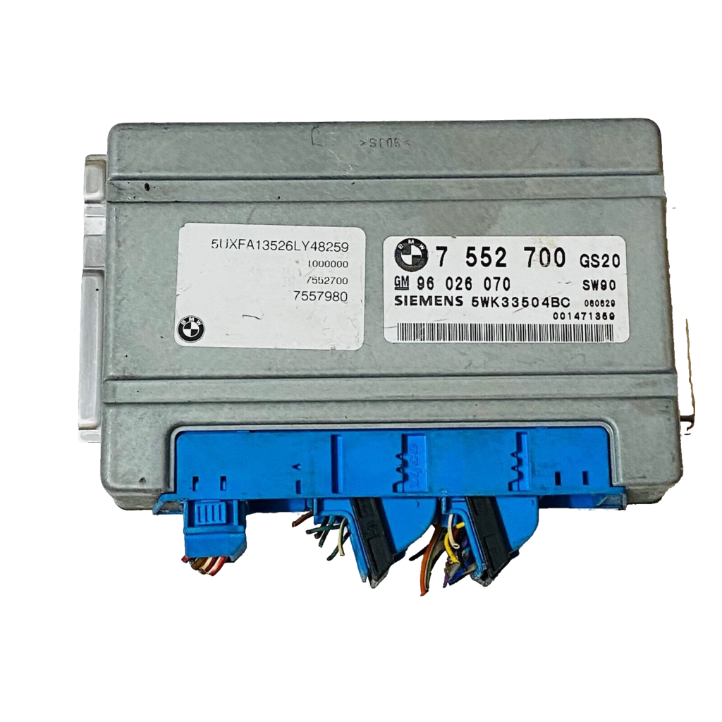04-06 BMW X3 X5 Transmission Control Module TCM - 7552700/96026070/5WK33504BC - OEM BMW Transmission Control Module