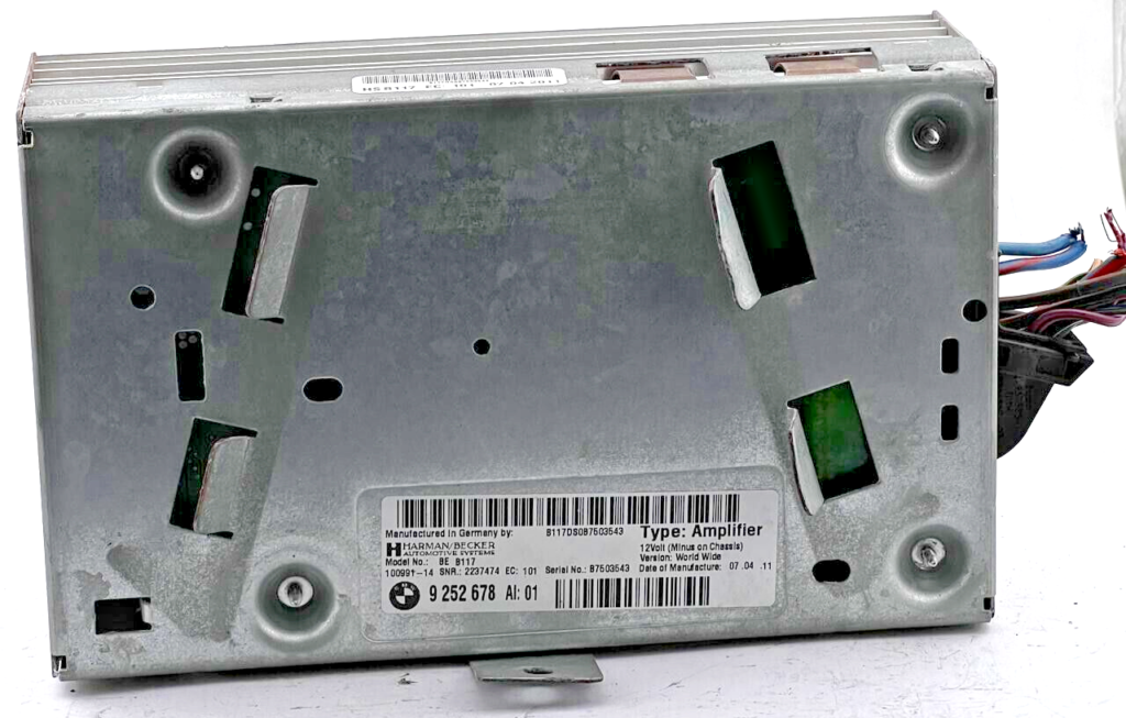 BMW 740D F01 2011 306HP RHD HIFI-SYSTEM AMPLIFIER AMP HARMAN BECKER 9252678 - OEM BMW Engine Control Unit