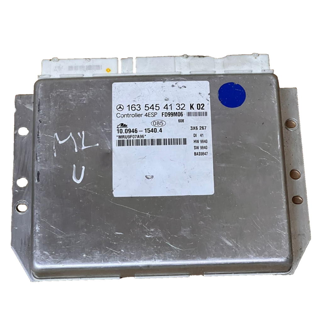 99 Mercedes ML-Class ML320 ML430 ABS Braking System Control Module 1635454132 - OEM Mercedes-Benz Engine Control Unit
