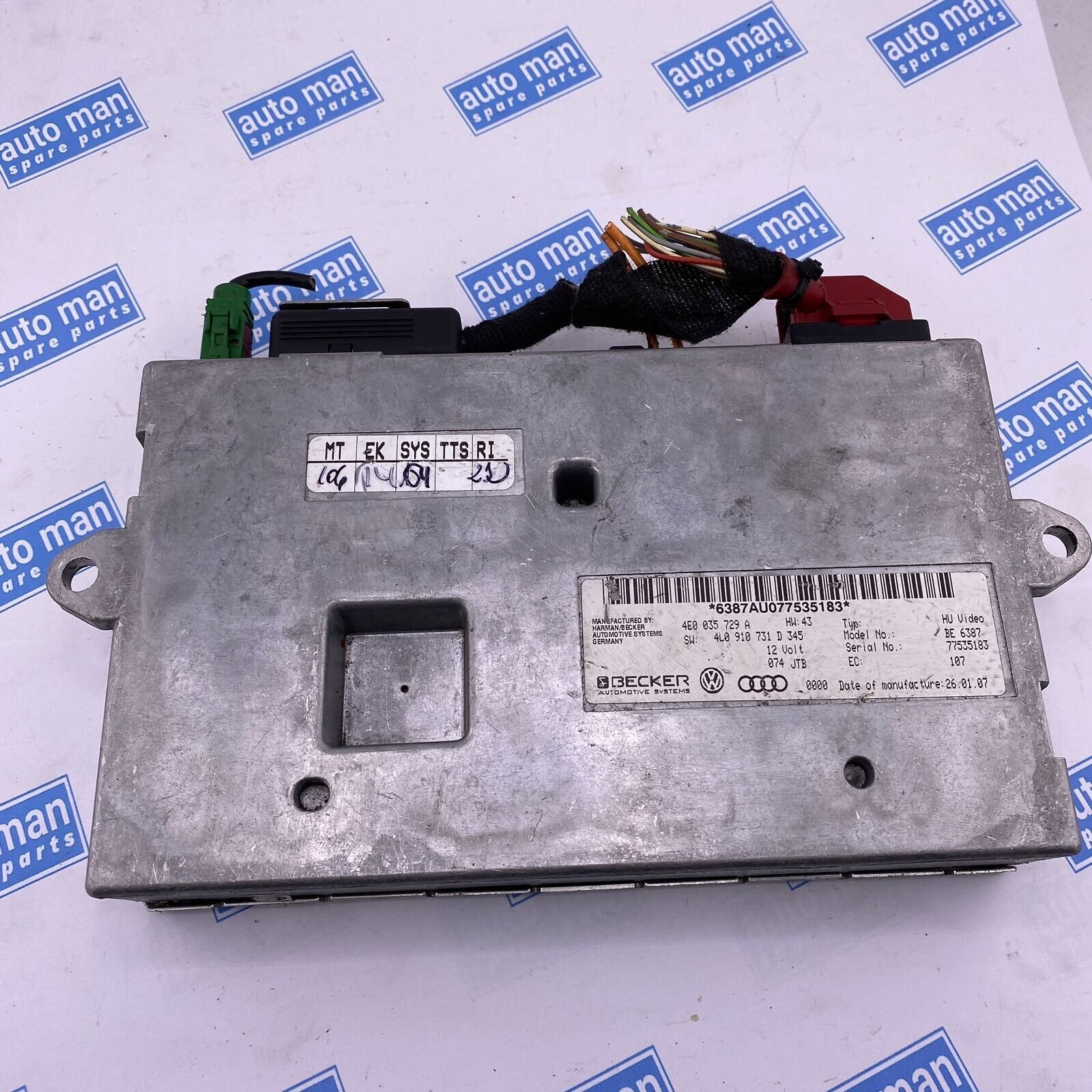 07-09 Audi A6 S6 C6 MMI Multimedia Interface Control Module 4E0035729A – OEM Audi MMI Multimedia Control Module