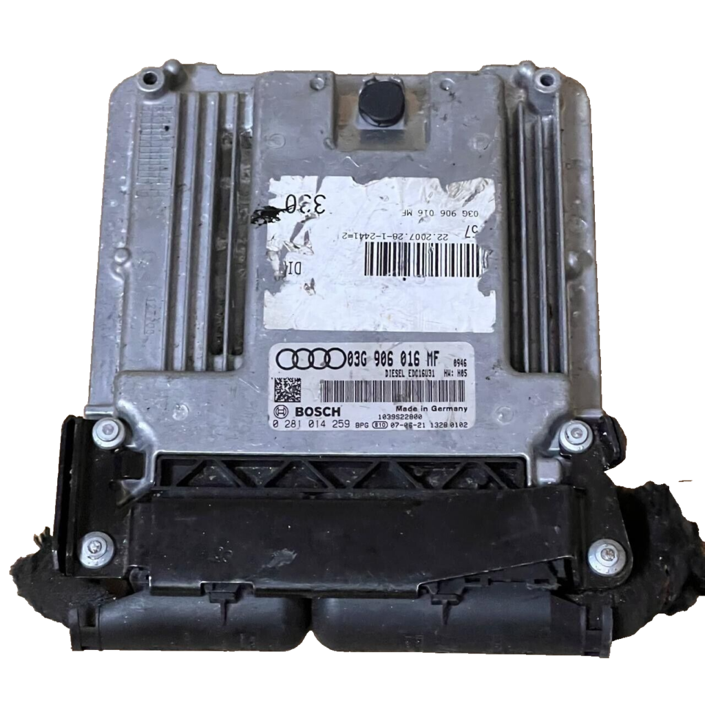 AUDI A6 C6 4F Engine Control Unit ECU - 03G906016MF / 0281014259 / EDC16U31 - OEM Audi Engine Control Unit