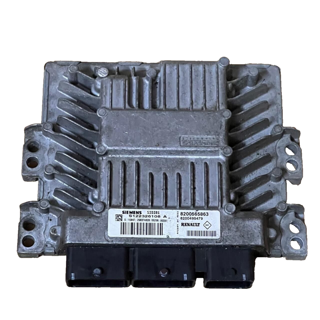 2006 RENAULT Megane Scenic Engine Control Unit ECU - S122326108 A / 8200565863 - OEM Renault Engine Control Unit