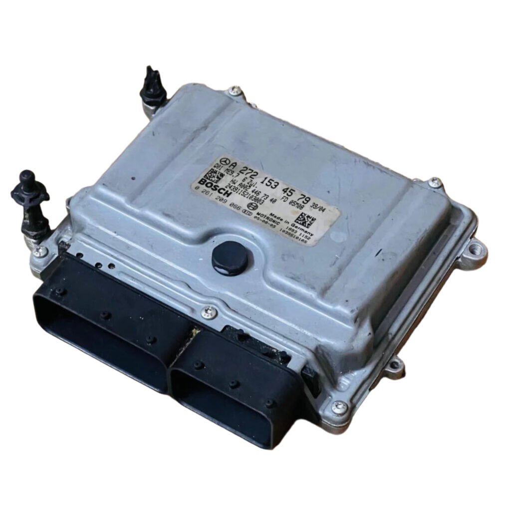 06-07 MERCEDES C280 ECU ECM DME ENGINE COMPUTER A2721534579 0261209066 - OEM Mercedes-Benz Engine Control Unit