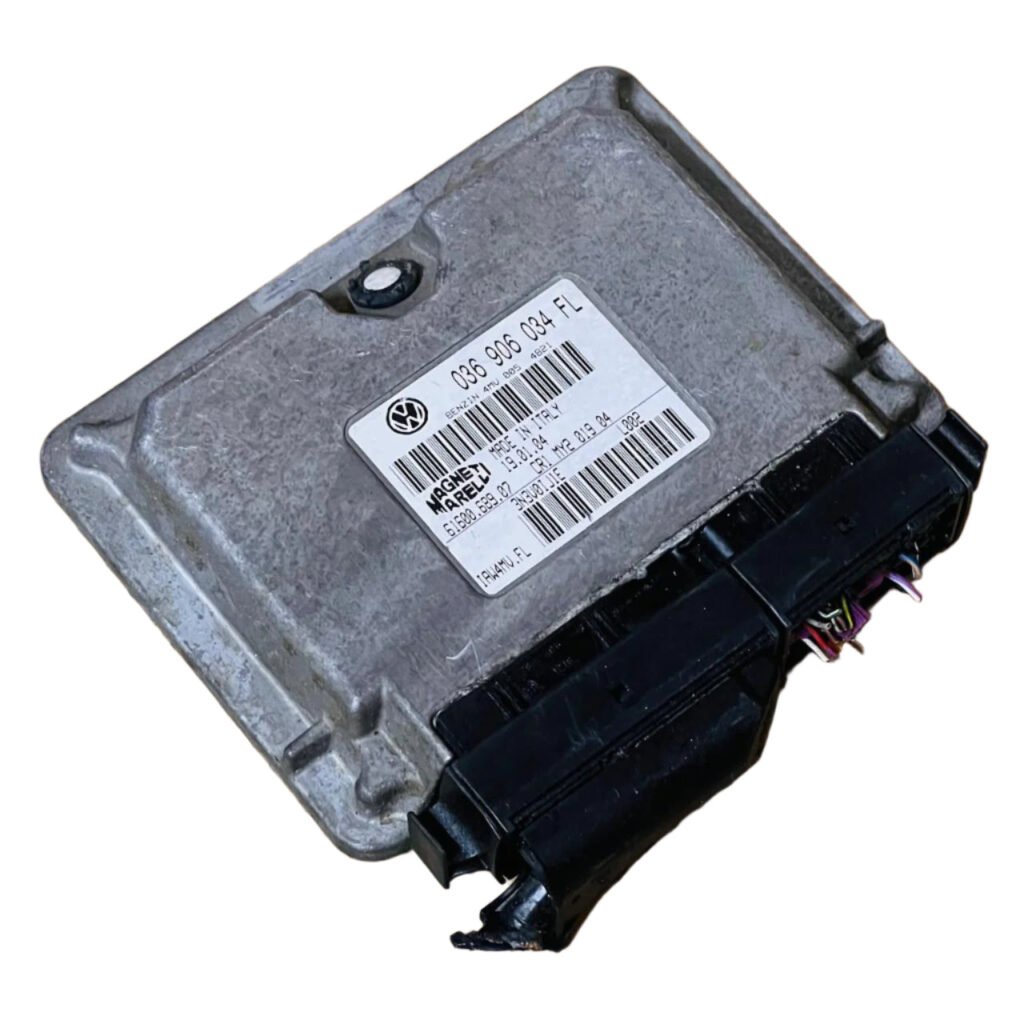 Volkswagen Polo 9N Engine ECU 07/02-04/10 036906034FL - OEM Volkswagen Engine Control Unit