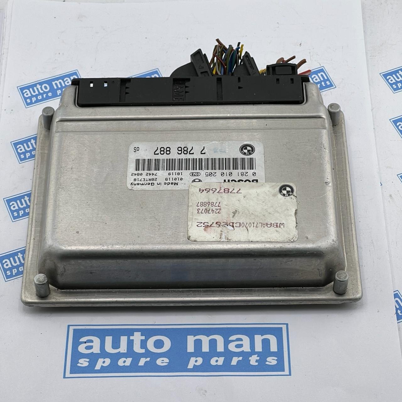 BMW 3 SERIES (99-02) E46 Engine Control Unit 0281010205 / 7786887 bosch - OEM BMW Engine Control Unit