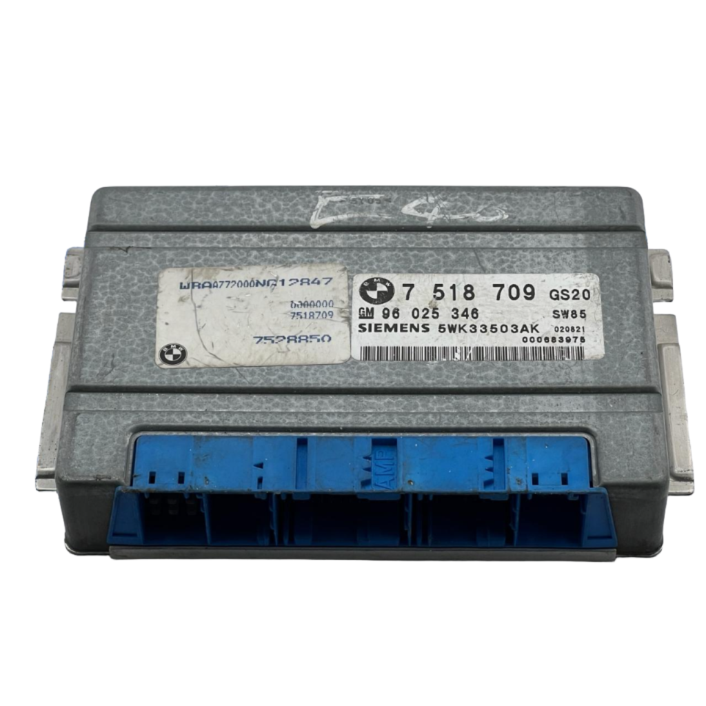 7518709 5WK33503AK Siemens BMW E39 5 Series Used Gearbox Control ECU Module Unit - OEM BMW Transmission Control Module