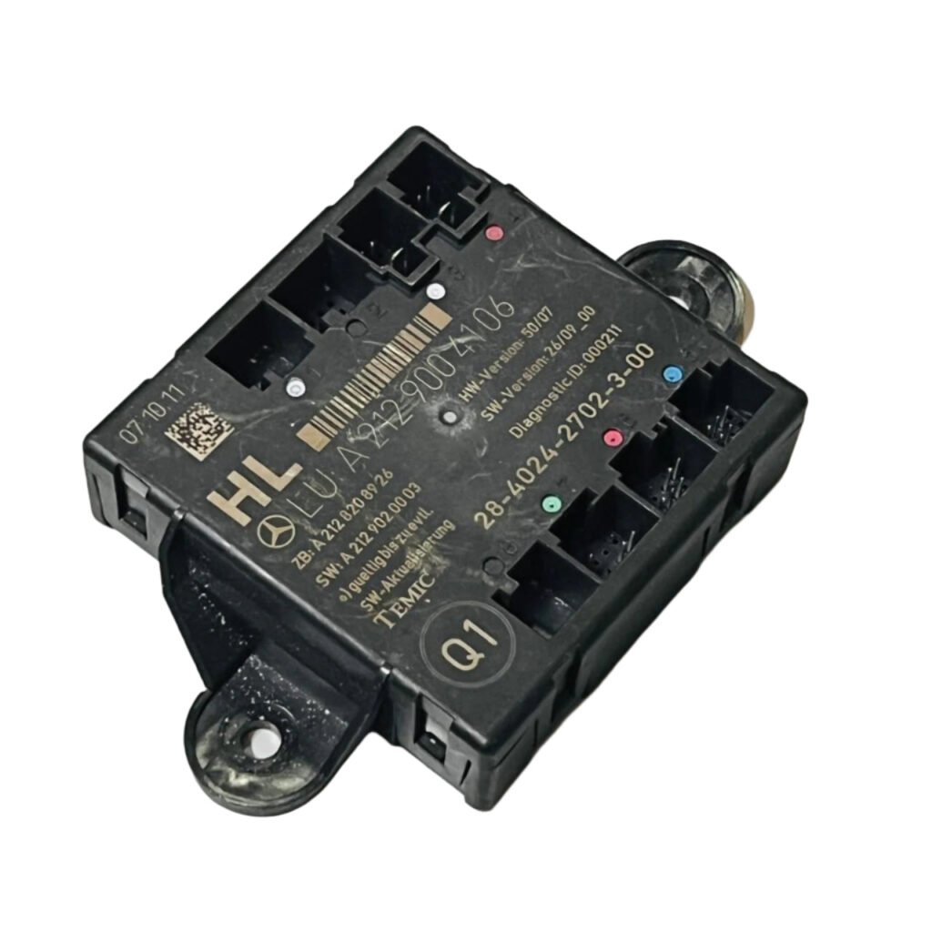Mercedes-Benz E W212 Left rear Door control unit module a2129004106 - OEM Mercedes-Benz Door Control Module