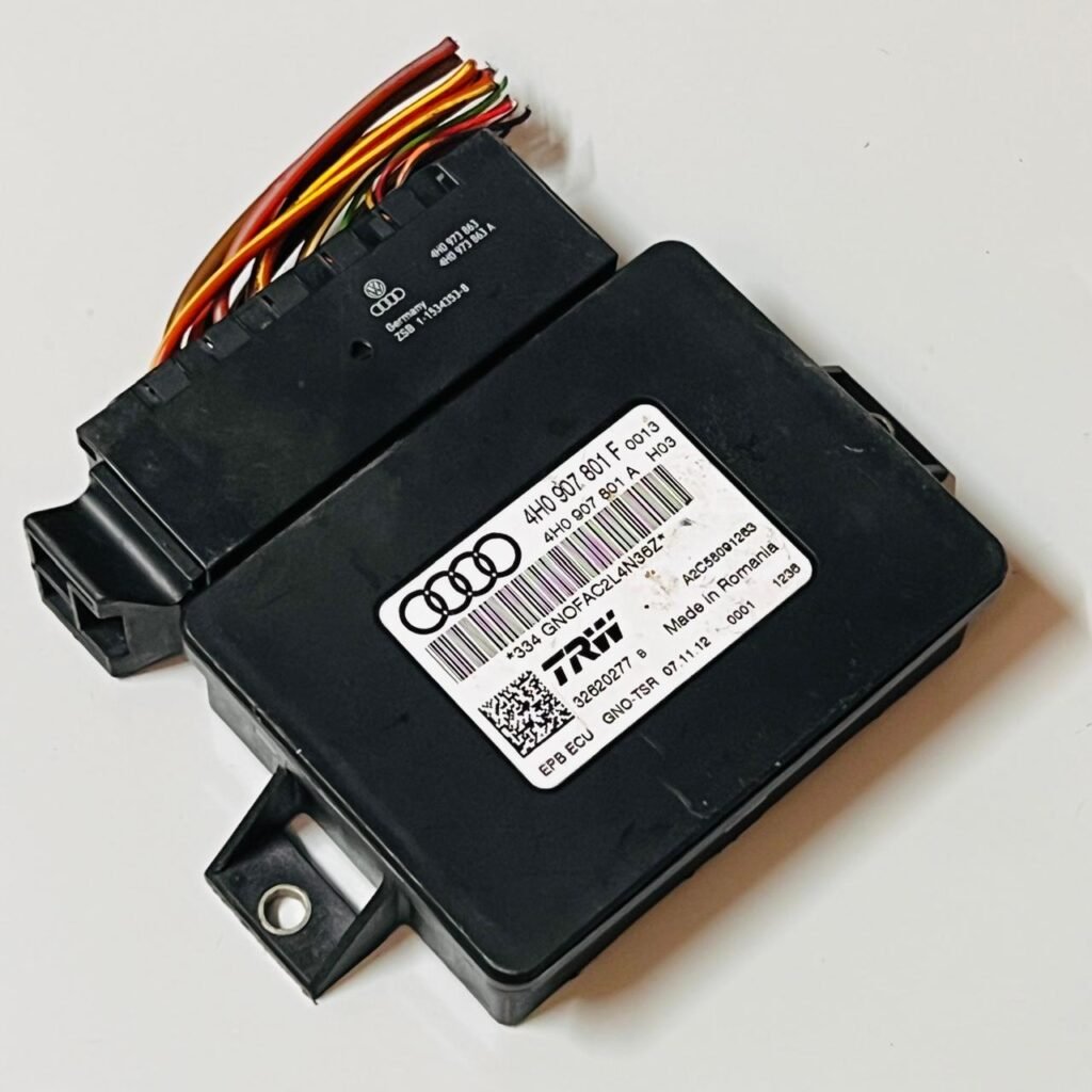 13 Audi A8 Quattro Parking Brake Control Module Unit OEM 4H0907801F - OEM Audi Control Module
