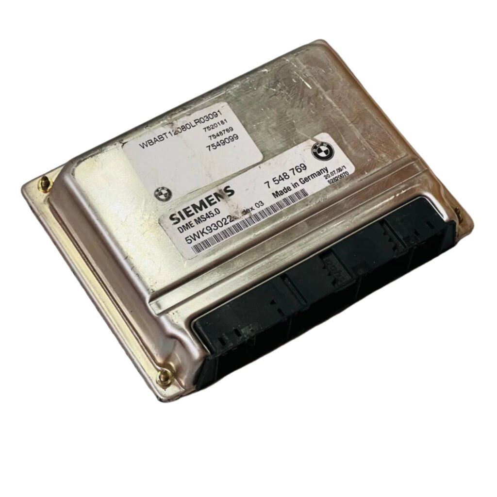 BMW E60 E61 E83 E85 5 X3 Z4 M54 Engine Control Unit ECU DME MS45.0 7548769 5WK93022 - OEM BMW Engine Control Unit