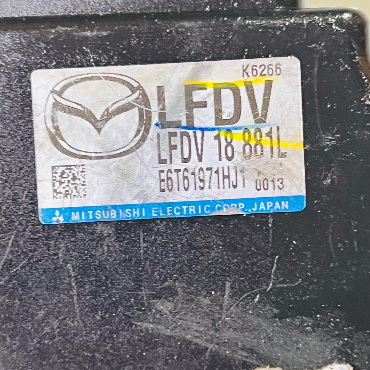 2011 Engine Control Unit MAZDA Premacy DBA-CWEFW LFDV18881L E6T61971HJ1 - OEM Mazda Engine Control Unit