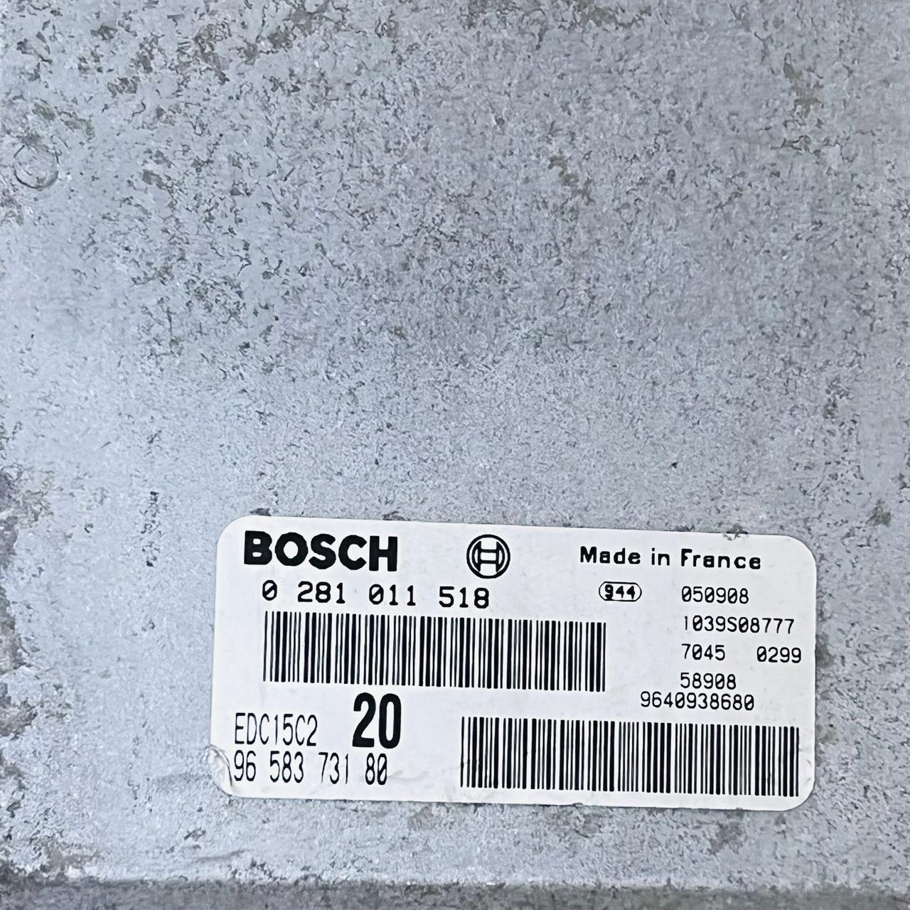 Citroen Xsara 9658373180 0281011518 Motor ECU Engine Module Unit - OEM Citroen Engine Control Unit