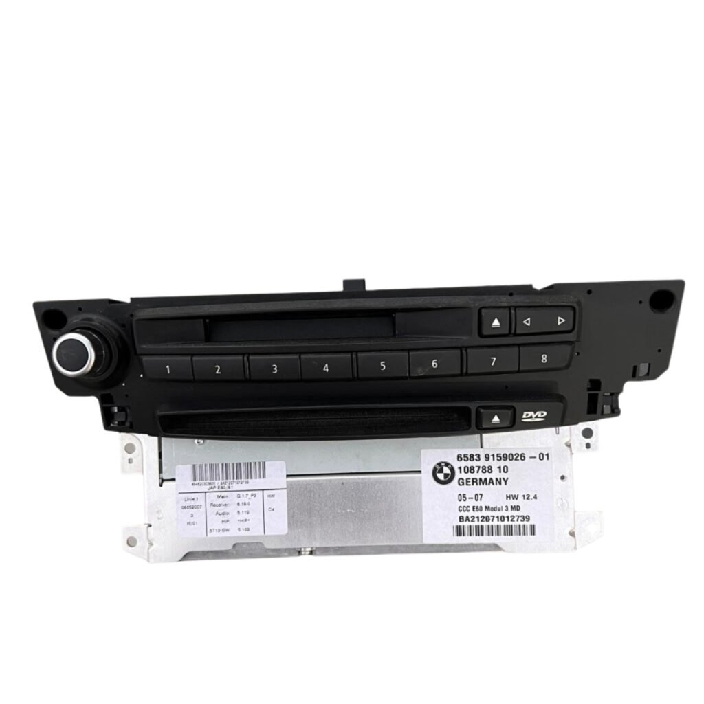 BMW 5 3 E90 E91 2008 E60 E61 TV RADIO GPS NAVIGATION TUNER 6583 9159026 10878810 BLUETOOTH - OEM BMW Audio Unit