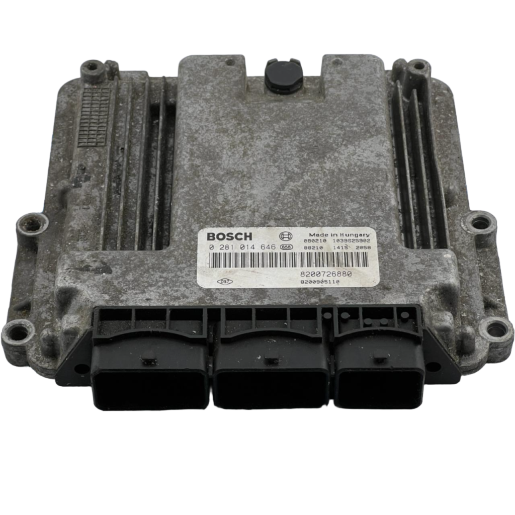FR244 RENAULT Engine Control Unit ECU 8200726880 0281014646 - OEM Renault Engine Control Unit