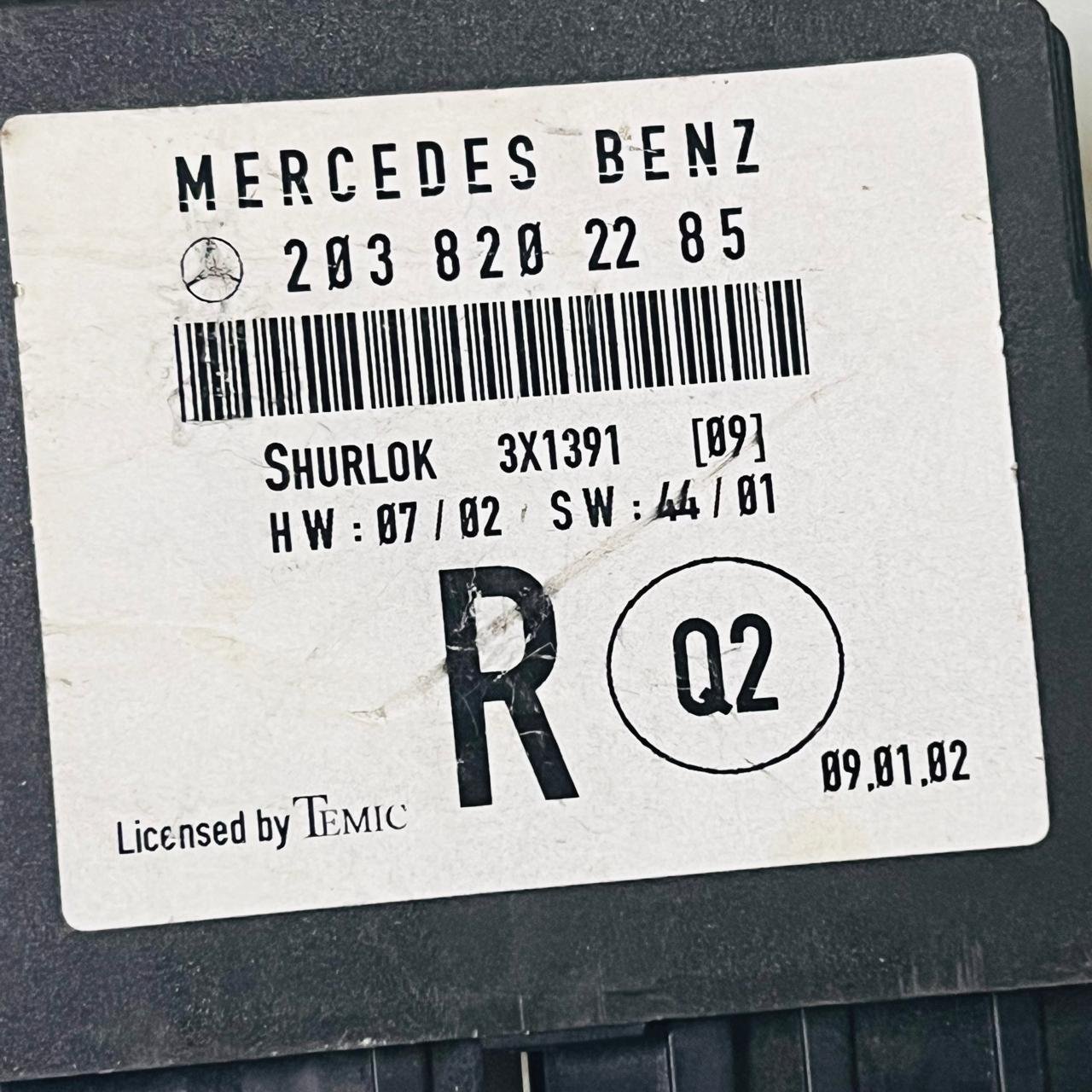 01-07 Mercedes W203 C320 C230 Rear Right Door Control Module Unit 2038202285 OEM - OEM Mercedes-Benz Engine Control Unit