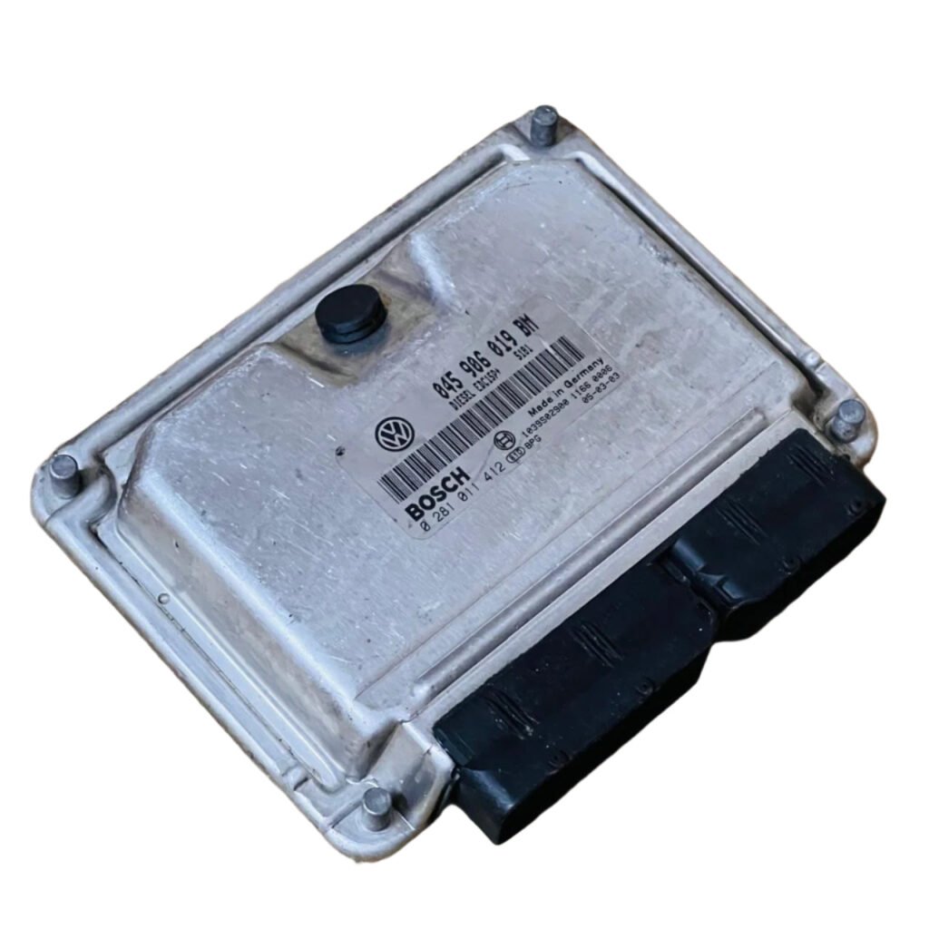 Volkswagen Polo Engine Control Unit ECU 045906019BM 0281011412 - OEM Volkswagen Engine Control Unit
