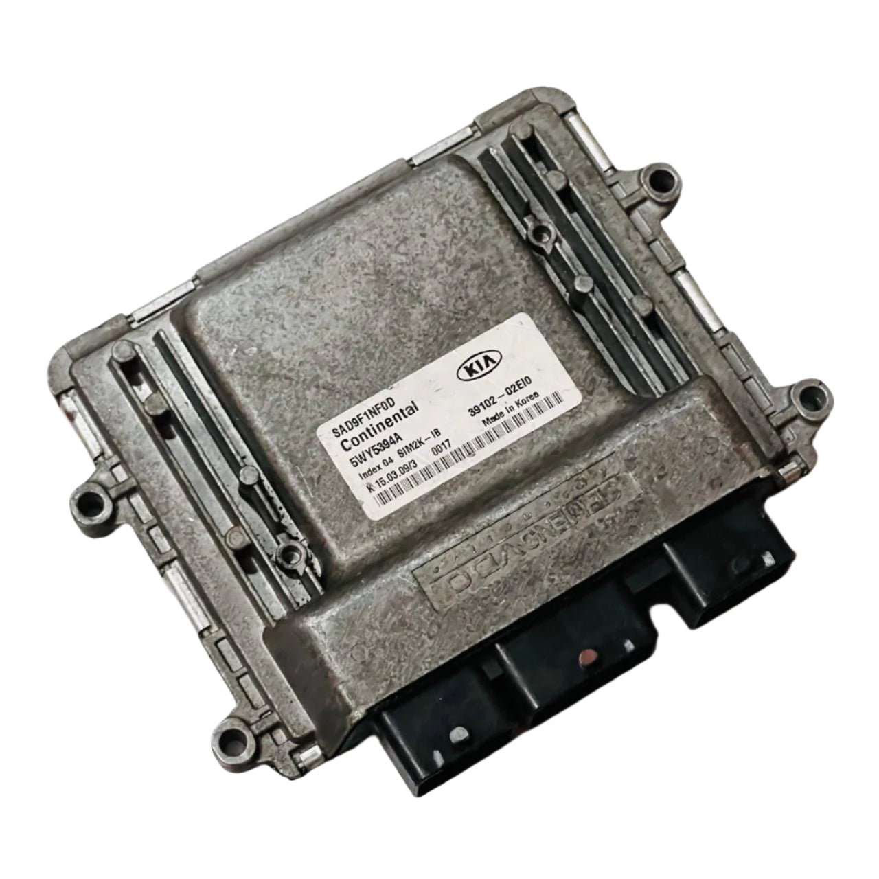 5WY5394A KIA Picanto 2011 Engine Control Unit ECU 3910202E10 SIM2K-IB - OEM KIA Engine Control Unit